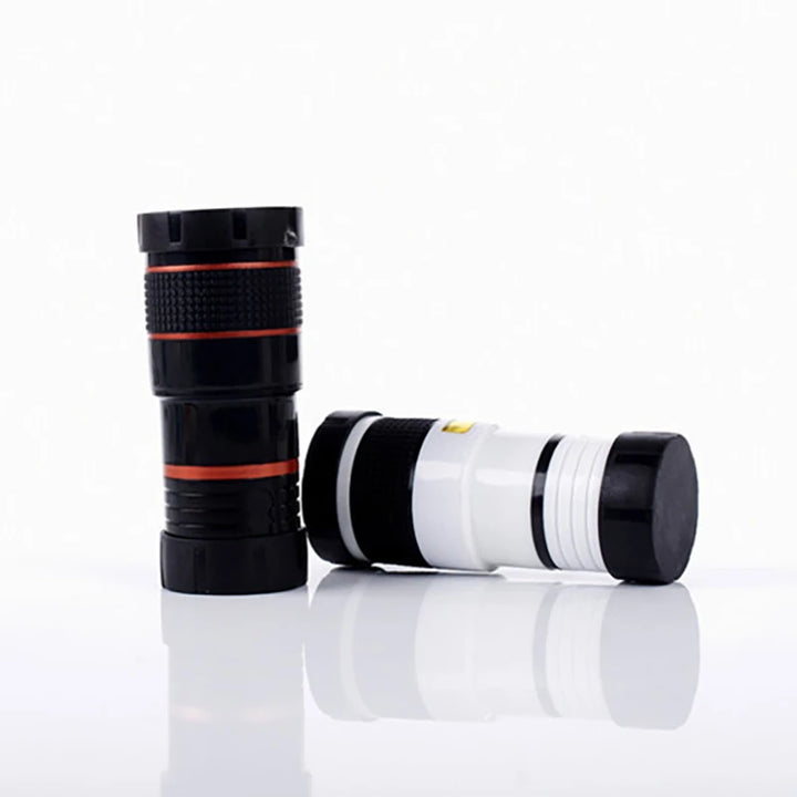 8X Long Focus Mobile Phone Lens 8x HD Zoom Monocular Phone Camera Len External Clip Phone Telescope