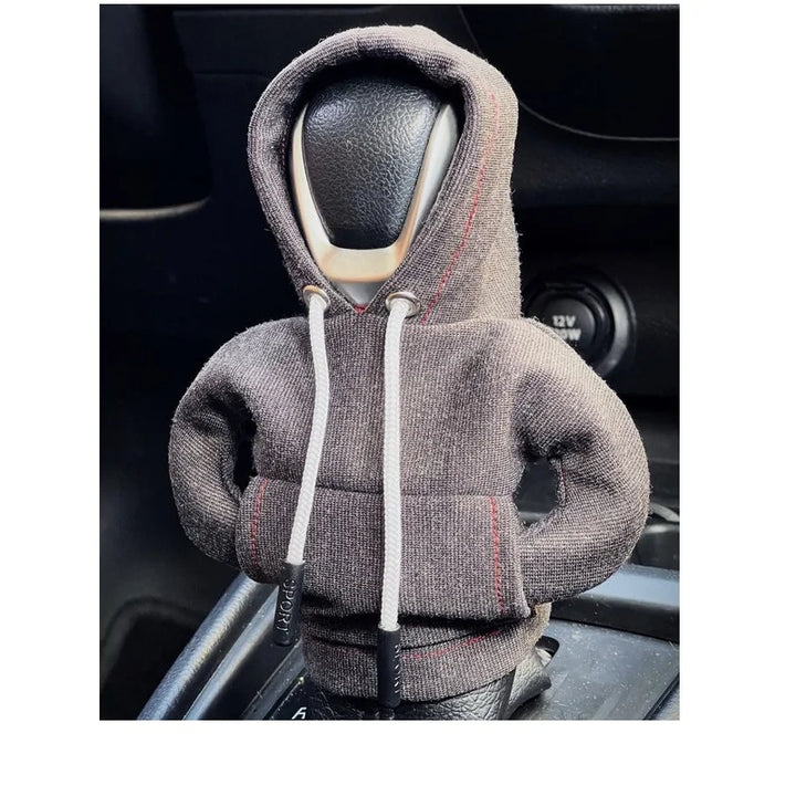 Hoodie Car Gear Shift Cover Fashion Gearshift Hoodie Car Gear Shift Knob Cover Manual Handle Gear Sweatshirt Change Lever Cover