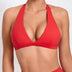 Sexy V-neck Sport Bra Women Underwear Sportswear Halter Backless Top for Fitness Yoga Wear Female Gym Active Bra with Cups White