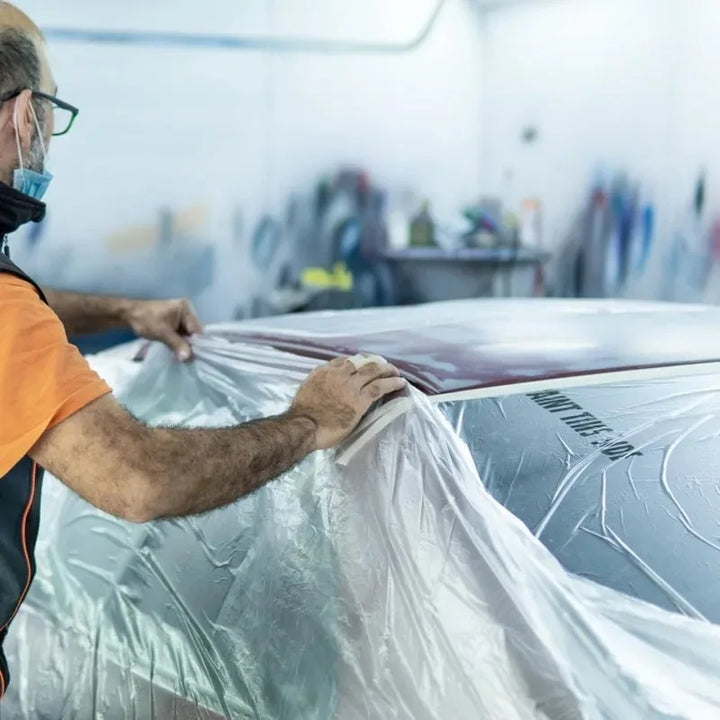 Disposable Cuttable Dust Film Self-adhesive Dustproof Film Automotive Paint Masking Tape for Furniture Dormitory Dust Protection