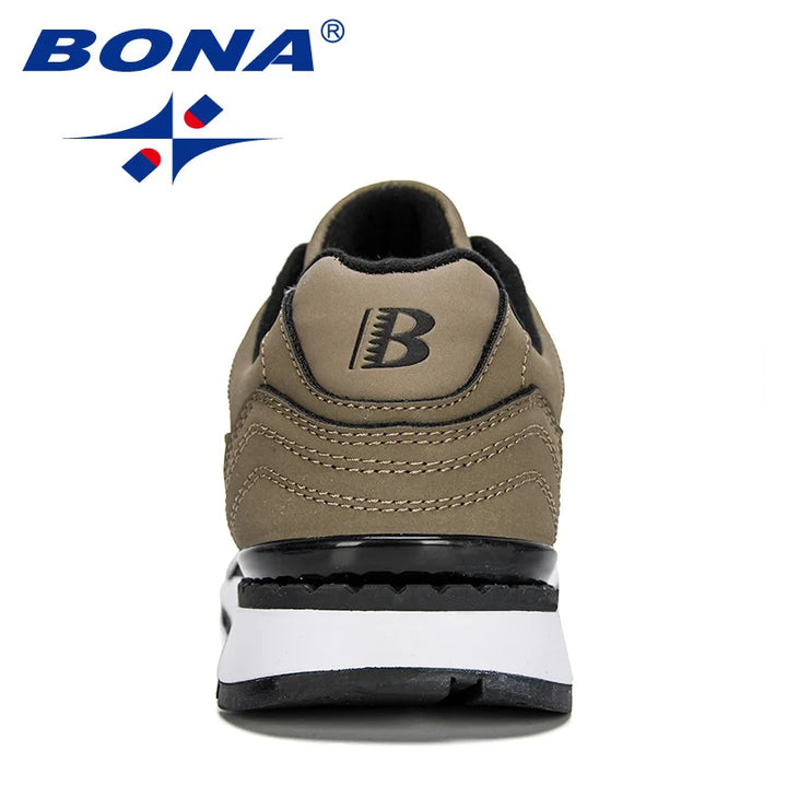 BONA 2023 New Designers  Man Anti-slip Jogging Footwear Trendy Running Shoes Men Outdoor Walking Sport Shoes Man Sneaker