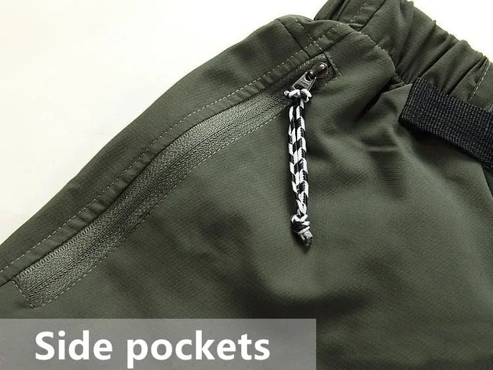 Men Quick Dry Outdoor Pants Removable Hiking&Camping Pants Male Summer Breathable Hunting&Climbing Pants S-XXXL 4 Color