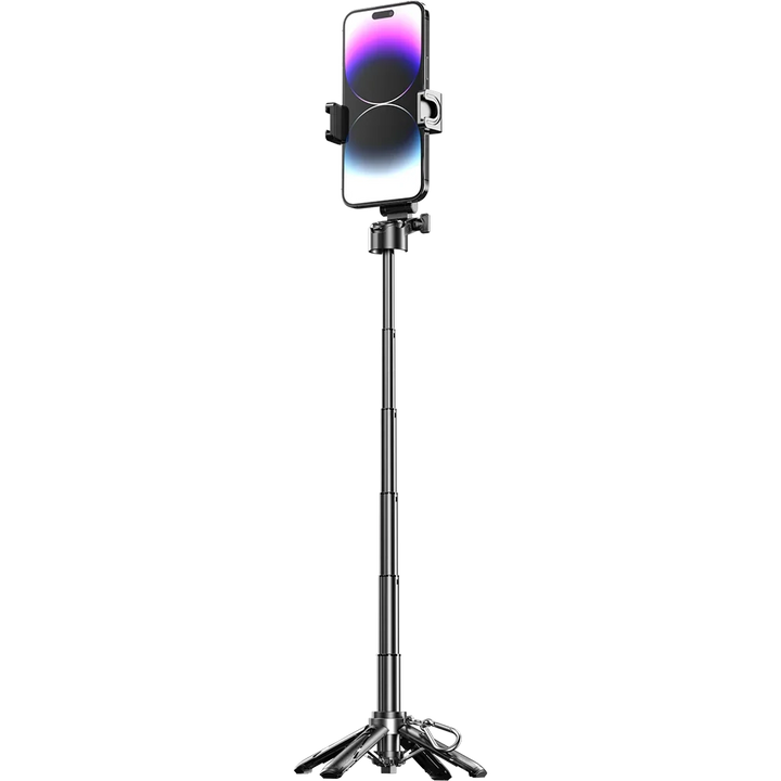 Newly Upgraded Design Mini Bluetooth Portable Telescopic Multifunctional Tripod Phone Selfie Stick