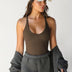 Women Bottoming Shirt Basic Elastic Tank Tops Solid O-neck T-shirt Female Knitted Short Slim Sleeveless Shirt Tank Casual Tops