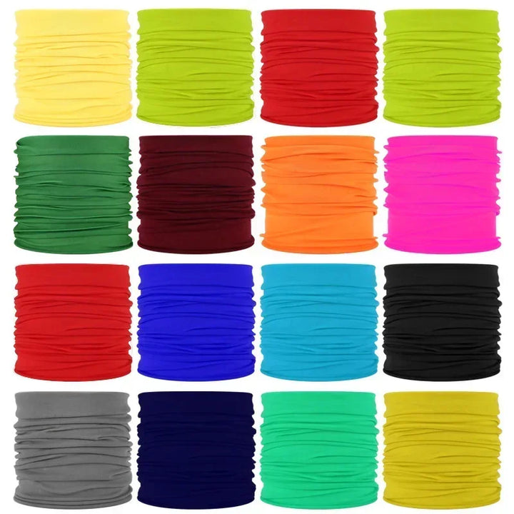 Seamless Riding Face Mask Dustproof Bandana Men Tube Polyester Neck Cover Gaiter Balaclava Women Head Scarf Bike Hiking Headband