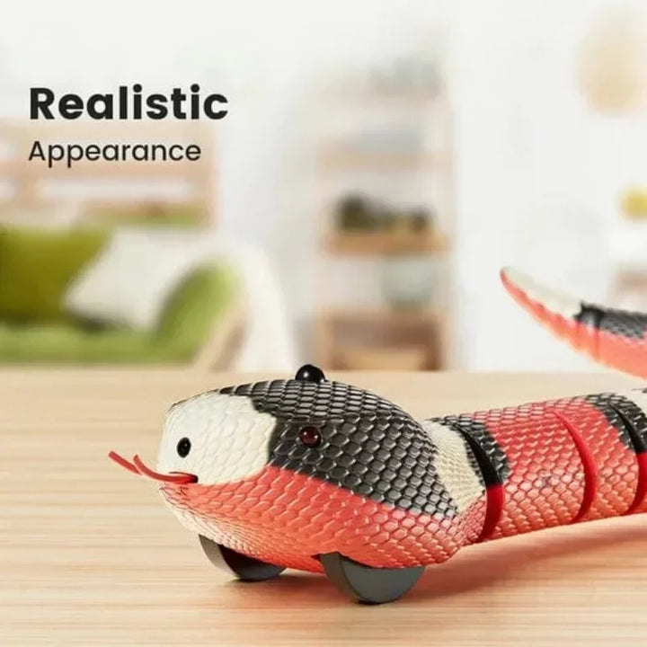 Smart Sensing Snake Cat Toys Interactive, Electronic Snake Induction Toy Kitten Puppy Prank Snake Toy Pet Cat Accessories