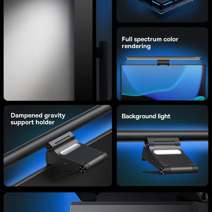 Baseus Screen Light Desk Lamp Computer Light Screen Hanging Light New Table Lamp LCD Monitor Laptop Light USB Study Read Lamp