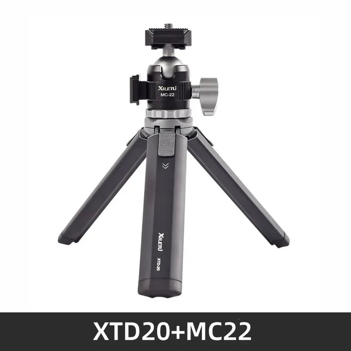 XILETU XTD20 XTD30 Mini Handheld Tripod for Mobile Phone Camera Live Streaming Photography Portable Pocket Holder Accessory