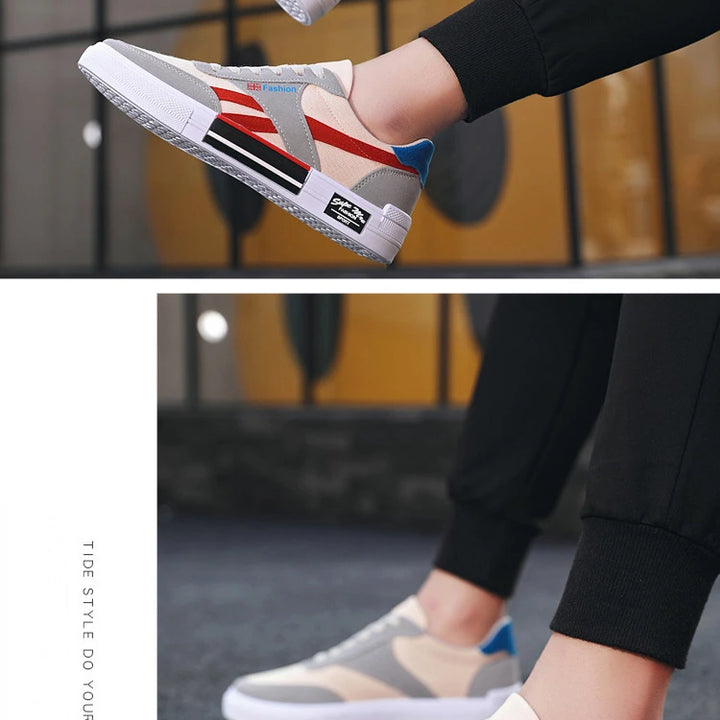 Summer Fashion Men Sneakers Breathable Casual Shoes for Man Flat Casual Sneakers Mens 2024 New Vulcanized Shoes Erkek Ayakkabı