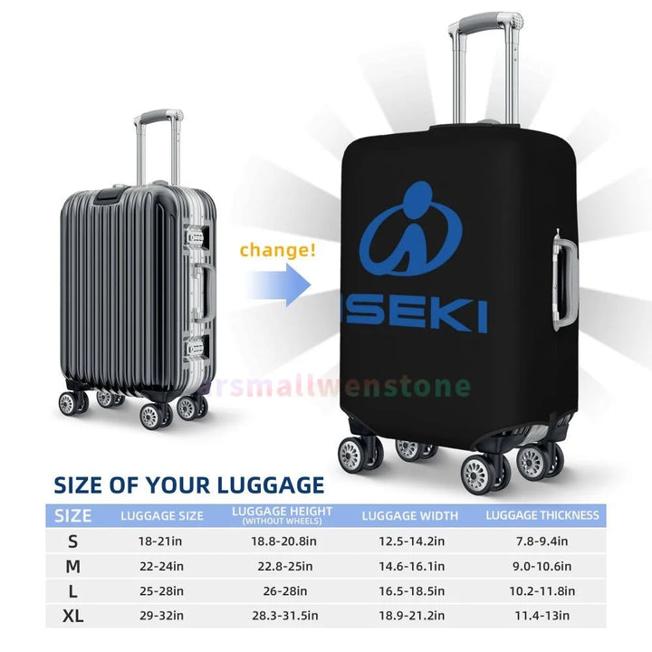 Wayae Iseki Mbesok Luggage Cover Suitcase Protector Thicken Elasticity Dust Covered Anti-scratch Protective Case 18-32 Inch