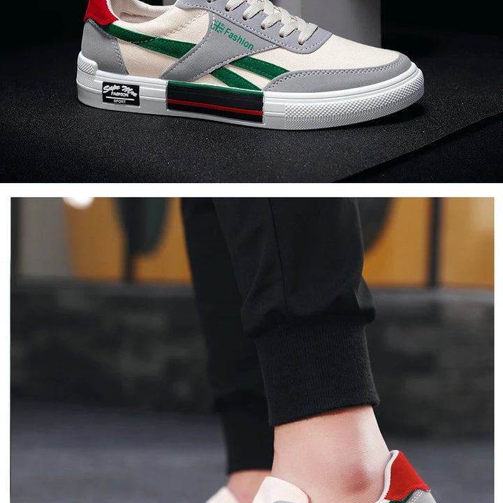 Summer Fashion Men Sneakers Breathable Casual Shoes for Man Flat Casual Sneakers Mens 2024 New Vulcanized Shoes Erkek Ayakkabı