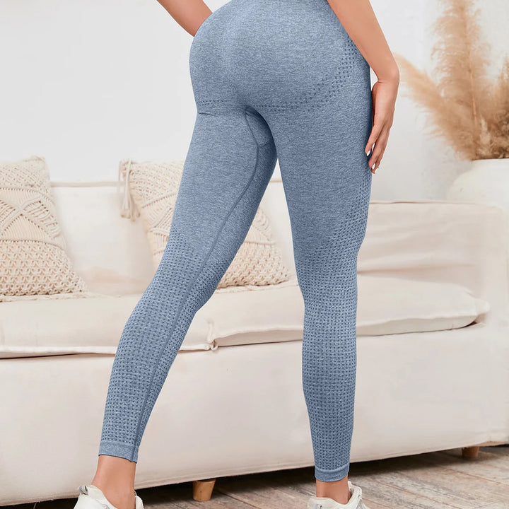 High Waist Leggings Women Smile Leggins Push Up Indoor Sport Fitness Running Pants Elastic Trousers Gym Slim Pants NEW