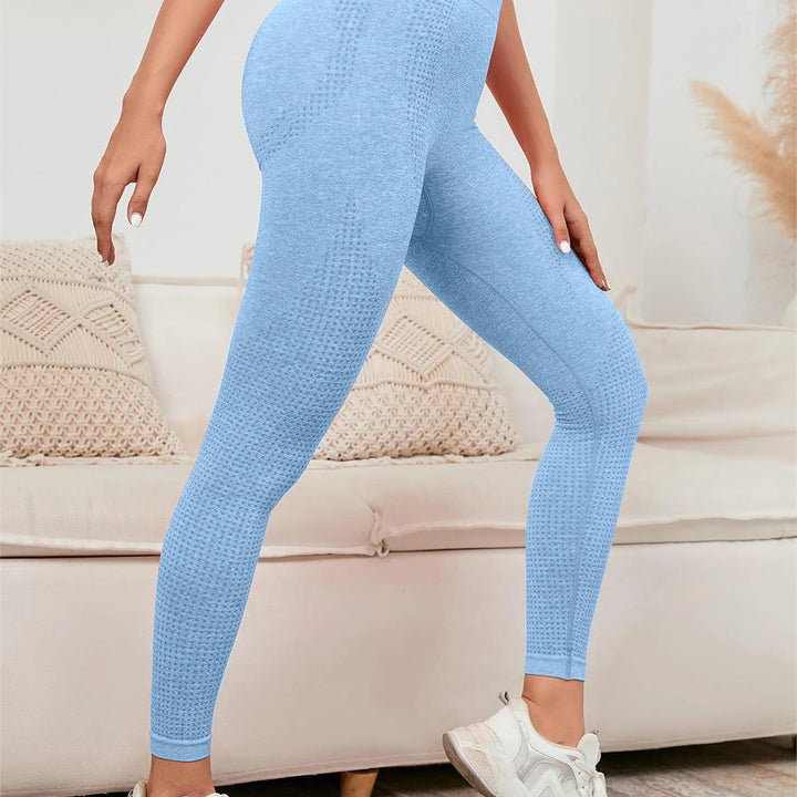 High Waist Leggings Women Smile Leggins Push Up Indoor Sport Fitness Running Pants Elastic Trousers Gym Slim Pants NEW