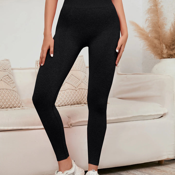 High Waist Leggings Women Smile Leggins Push Up Indoor Sport Fitness Running Pants Elastic Trousers Gym Slim Pants NEW