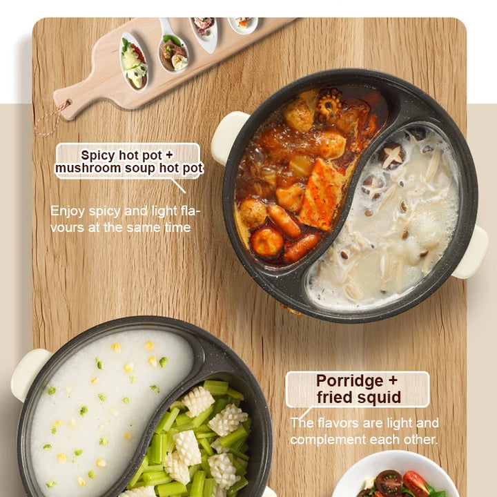 Electric hot pot Household small electric hot pot nonstick electric pot electric hot pot household nonstick pan Electric Cooker