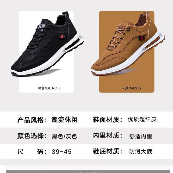 Classics Style Men's Hiking Shoes Lace Up Men Sport Shoes Outdoor Jogging Trekking Male Sneakers 2023 New Trendy Casual Sneakers