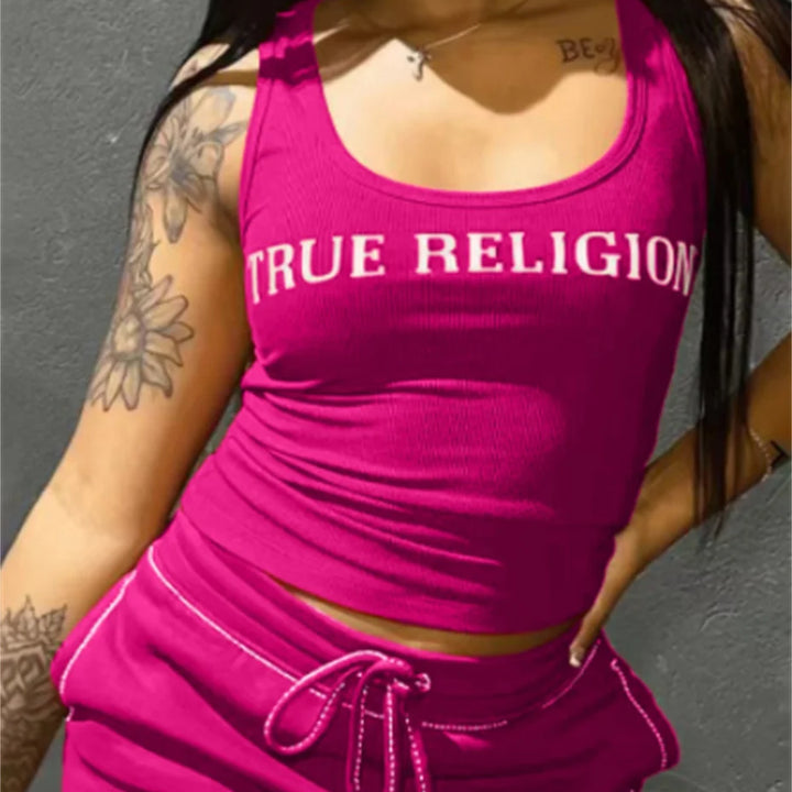 1sets 2 Piece Sets for Women Summer Outfits Printed Bright Thread Vest Shorts Suit Short Sets sexy tracksuits sports suit B13586