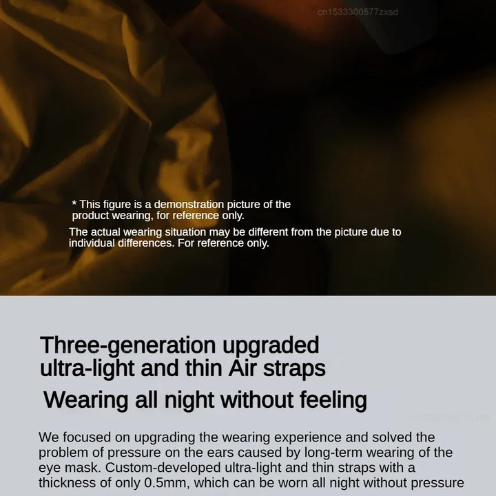 Xiaomi Dreamlight 3s Eye Mask 3D Stereoscopic Without Light Leakage Sleep Assistance Relieve Fatigue Block Out Light Eye Masks
