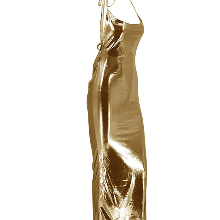 New Women Summer Dresses Strap Clubwear Sexy Backless Halter Bandage Long Dress Slim Solid Off Shoulder Lady Clothing Streetwear