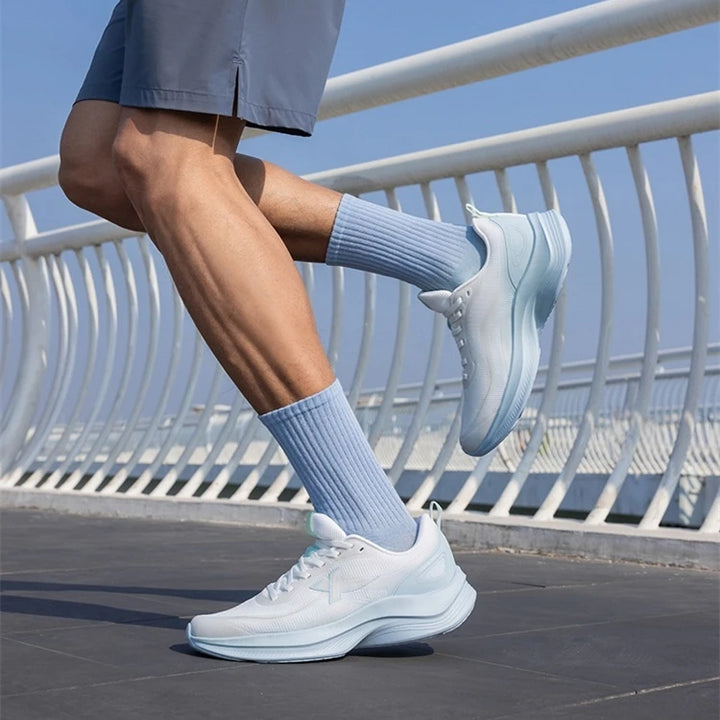 Xtep Running Shoes for Men 2025 Summer Shock-absorbing Non-slip Lightweight Mesh Comfortable Breathable Sport Shoes 875219110015