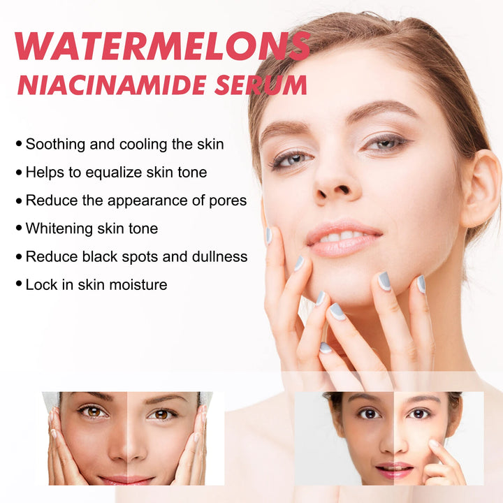 EELHOE Niacinamide Dew Serum Makeup Base Lightweight Facial Essence Primer Brightening Moisturizing Brightening Cream