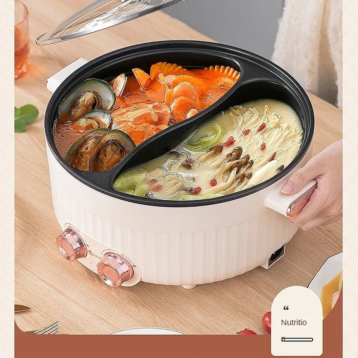 Electric hot pot Household small electric hot pot nonstick electric pot electric hot pot household nonstick pan Electric Cooker