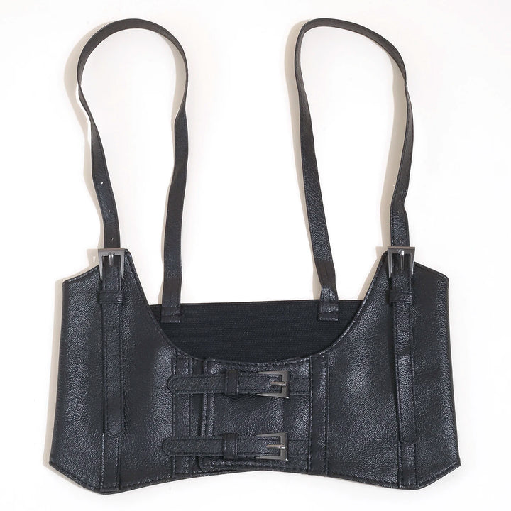 Multiple colour Oversize Female waist Underbust Corset gothic Harness Strap Rubber Girdle Elastic Belt Cummerbund for women Lady