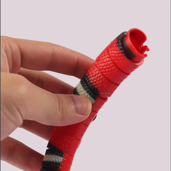 2/1PCS Smart Sensing Cat Toys Interactive Automatic Eletronic Snake Cat Toys Indoor Play Kitten Toy USB Rechargeable Toy for Cat