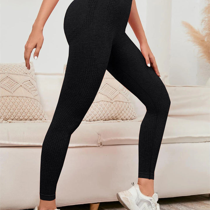 High Waist Leggings Women Smile Leggins Push Up Indoor Sport Fitness Running Pants Elastic Trousers Gym Slim Pants NEW