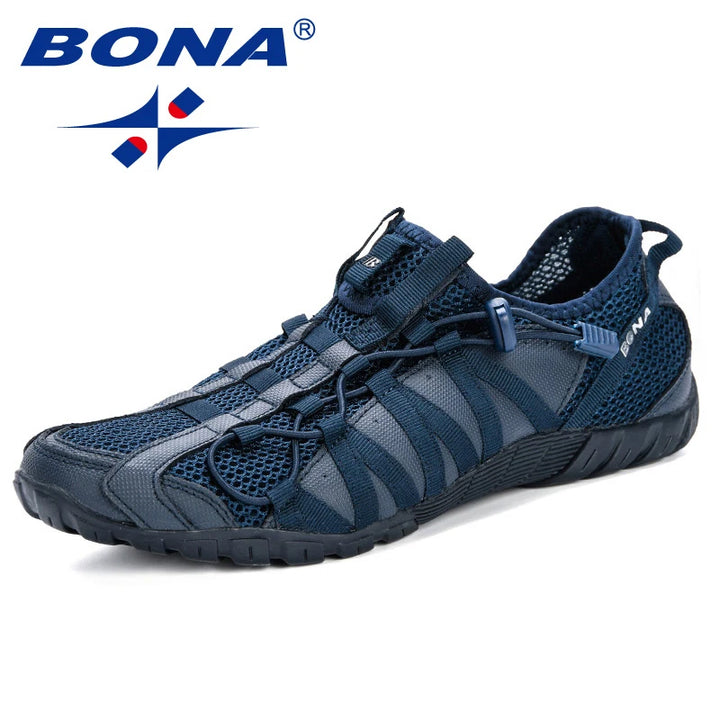 BONA New Popular Style Men Running Shoes Lace Up Athletic Shoes Outdoor Walkng jogging Sneakers Comfortable