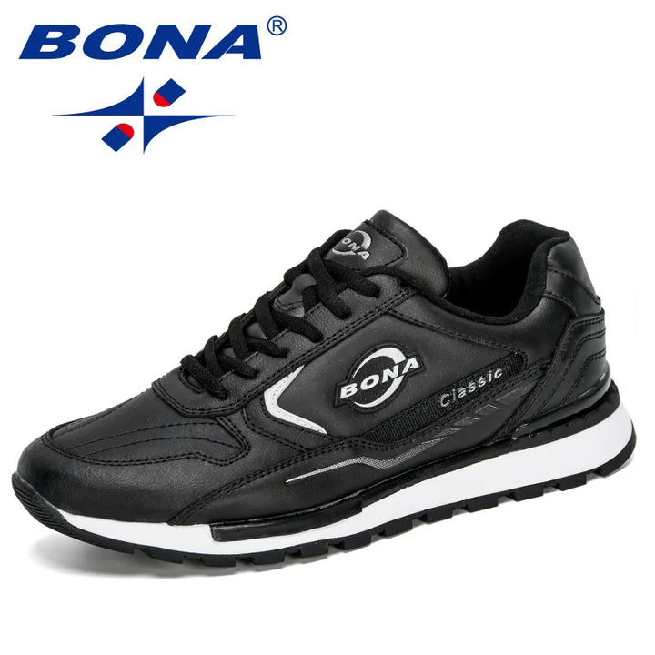 BONA 2023 New Designers  Man Anti-slip Jogging Footwear Trendy Running Shoes Men Outdoor Walking Sport Shoes Man Sneaker