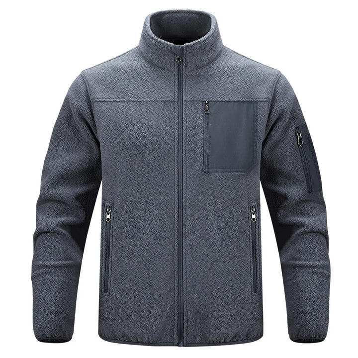 Winter Men Polartec Warm Jackets Casual Man Fleece Lined Windbreaker Coats Men Soft Shell Stand Collar Tactical Hiking Jackets