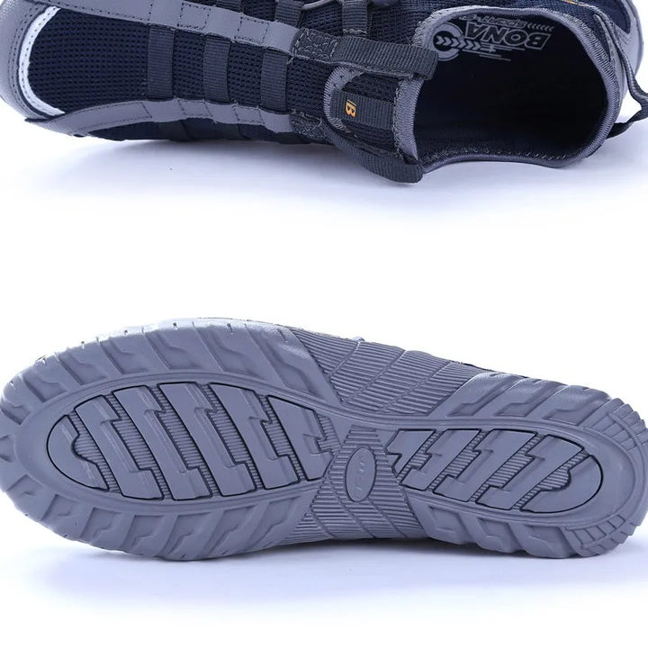 BONA New Popular Style Men Running Shoes Lace Up Athletic Shoes Outdoor Walkng jogging Sneakers Comfortable