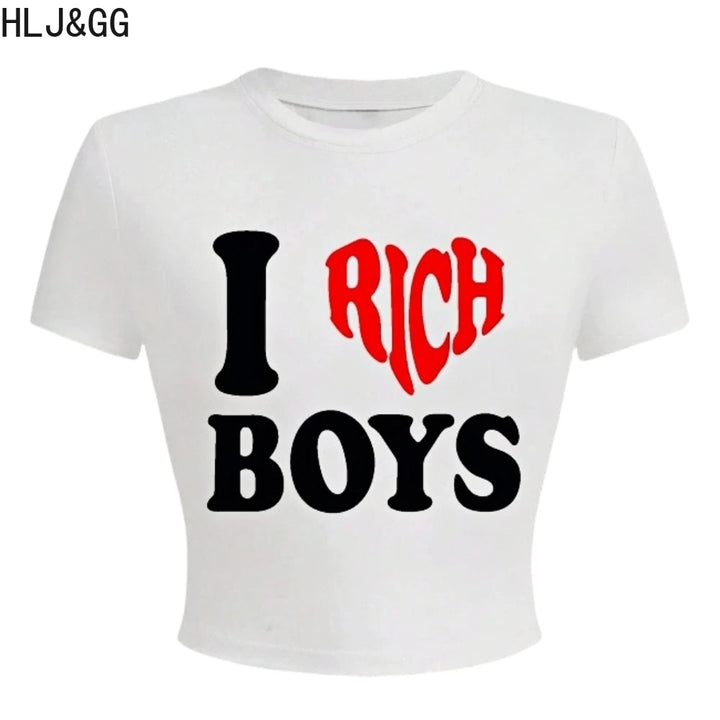 HLJ&GG Fashion Y2K Letter Printing Crop Top Two Piece Sets Women Round Neck Short Sleeve Tshirts And Leopard Pants Outfits 2025