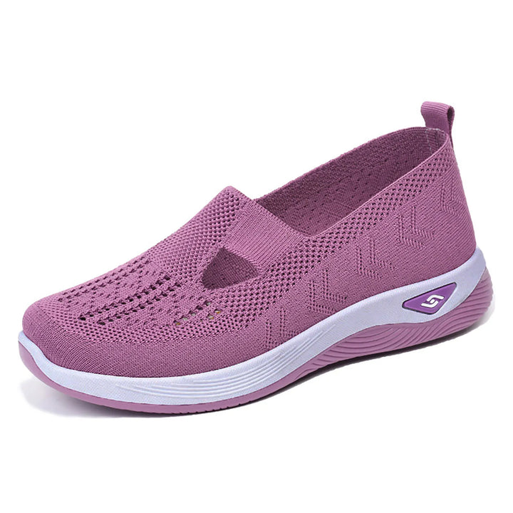 Woman Leisure Work Sneakers Round Head Casual Shoes Suitable for Camping Indoor Walking