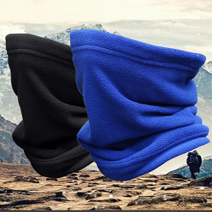 Unisex Polar Fleece Warm Scarf Winter Autumn Ring Women Outdoor Sport Cycling Hiking Bandana Solid Scarf Men Headband Neck Scarf