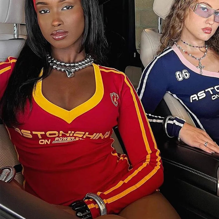 Nibber Women Tracksuit 2 Piece Set Stroke Tight Hipster Letter Print Sporty Casual Crop Tops+Shorts Vitality Matching Outfits