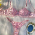 Sexy Lingerie Woman Lace Transparent Underwear Fairy Embroidery Brief Sets Delicate Bra Kit Push Up Breves Sets Thin Erotic Bras