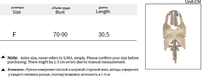 Butterfly Halter Tops Women Summer Outfits Backless Neck Mounted Golden Y2k Clothes Slim Sleeveless Ropa De Mujer