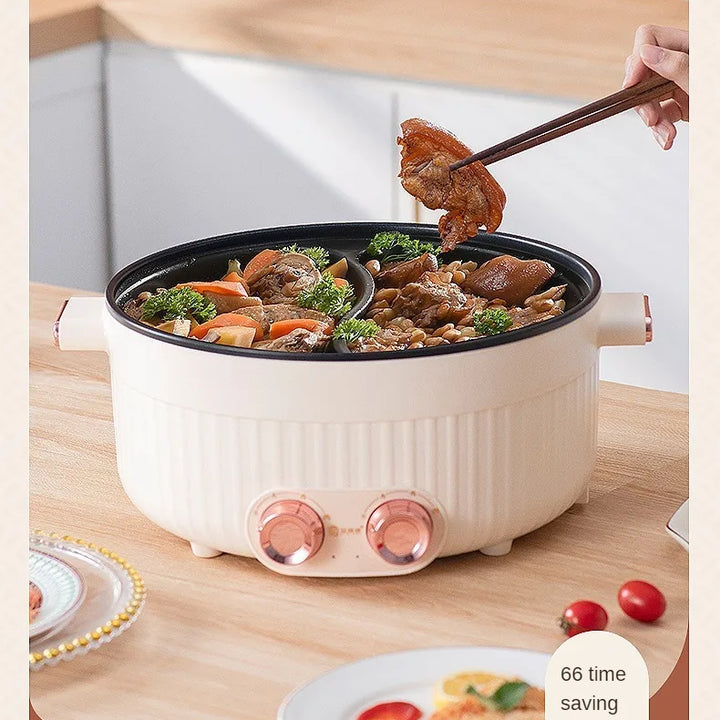 Electric hot pot Household small electric hot pot nonstick electric pot electric hot pot household nonstick pan Electric Cooker