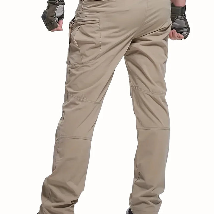 Men's Outdoor Multi Functional Tactical Pants, Multi Pocket Outdoor Hiking Sweatpants, Water-repellent, wear-resistant