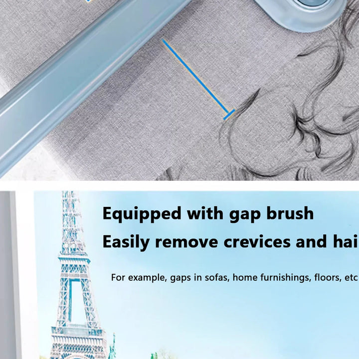 Multifunctional Pet Hair Remover Brush Long Handle Window Cleaning Brush Pet Fur Cleaning Tool Manual Cat Dog Hair Remover Brush