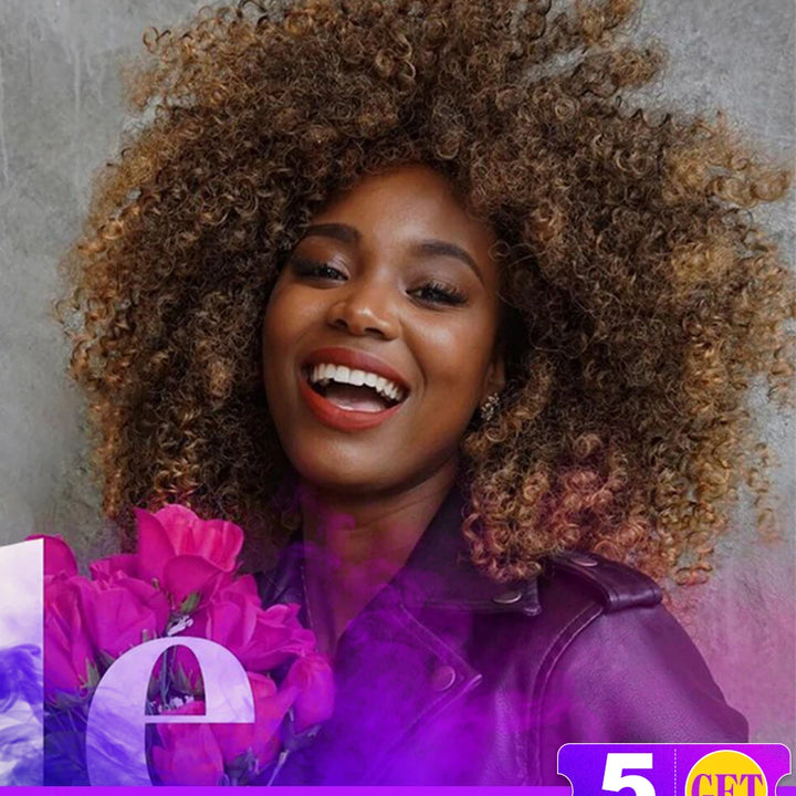 Synthetic Black Brown Curly Wig Lace Front Wigs For Women Blonde Orange Female Lace Wig Daily Use 13X4X1 Cosplay Hair