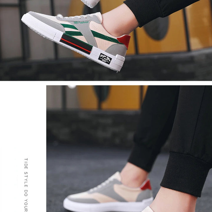 Summer Fashion Men Sneakers Breathable Casual Shoes for Man Flat Casual Sneakers Mens 2024 New Vulcanized Shoes Erkek Ayakkabı