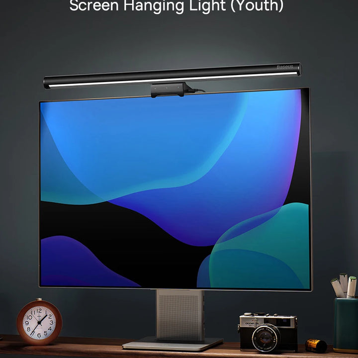 Baseus Screen Light Desk Lamp Computer Light Screen Hanging Light New Table Lamp LCD Monitor Laptop Light USB Study Read Lamp