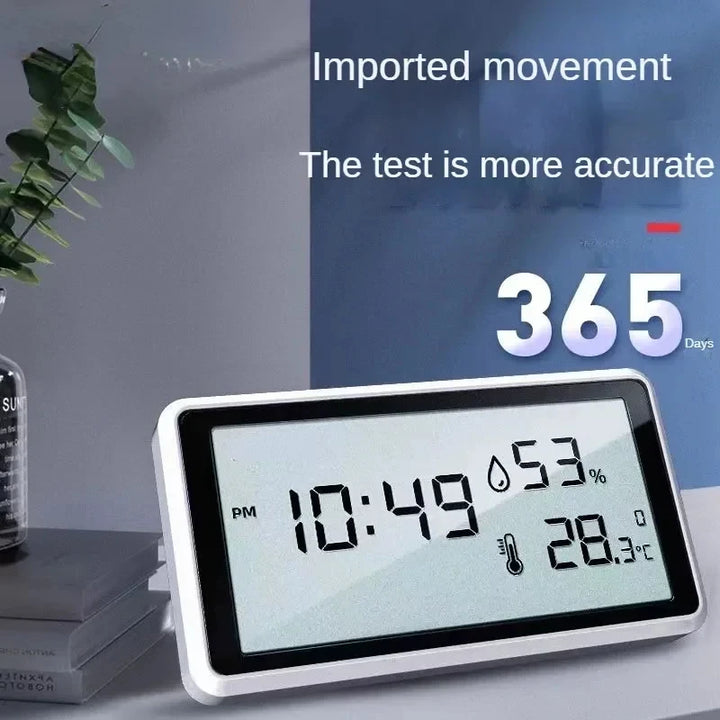Xiaomi Electronic Thermometer Hygrometer Weather Station High Precision with Table Clock Function Mini Thermometer LCD Tools