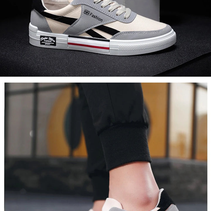 Summer Fashion Men Sneakers Breathable Casual Shoes for Man Flat Casual Sneakers Mens 2024 New Vulcanized Shoes Erkek Ayakkabı