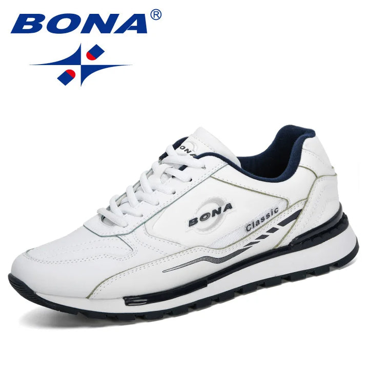 BONA 2023 New Designers  Man Anti-slip Jogging Footwear Trendy Running Shoes Men Outdoor Walking Sport Shoes Man Sneaker