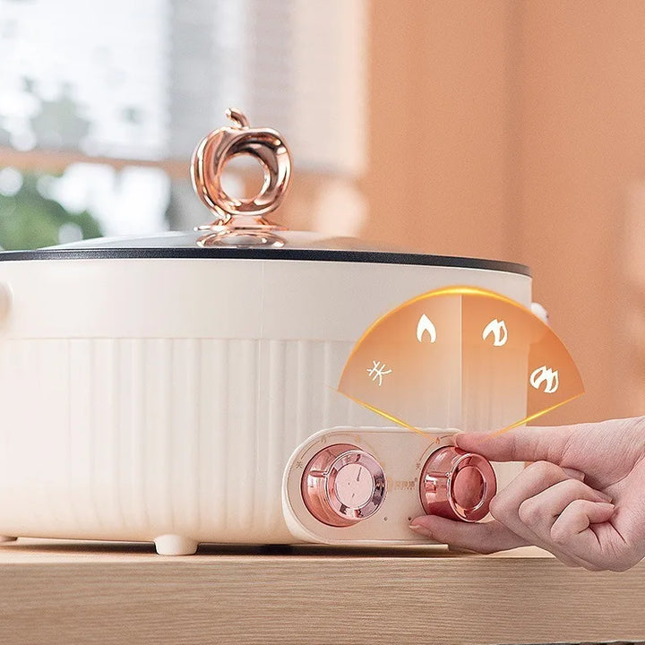 Electric hot pot Household small electric hot pot nonstick electric pot electric hot pot household nonstick pan Electric Cooker