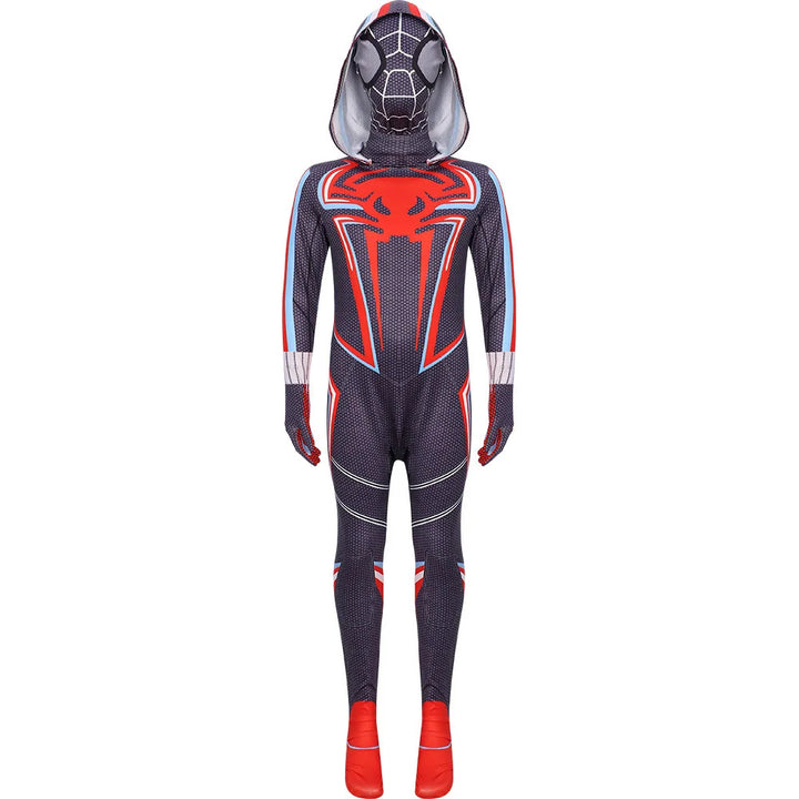 Spiderman Cosplay Fantasy Costumes Jumpsuit For Boys Girls Spider Man Miles Morales Superhero Halloween Carnival Zentai Bodysuit